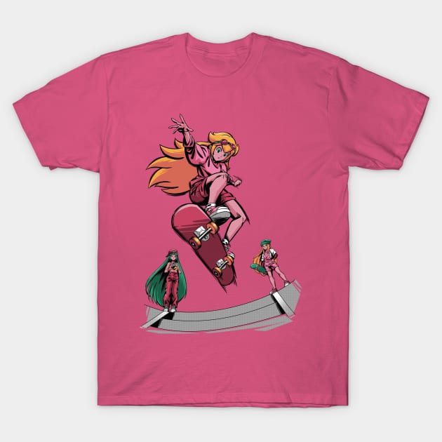 Skater girl T-Shirt by CoinboxTees